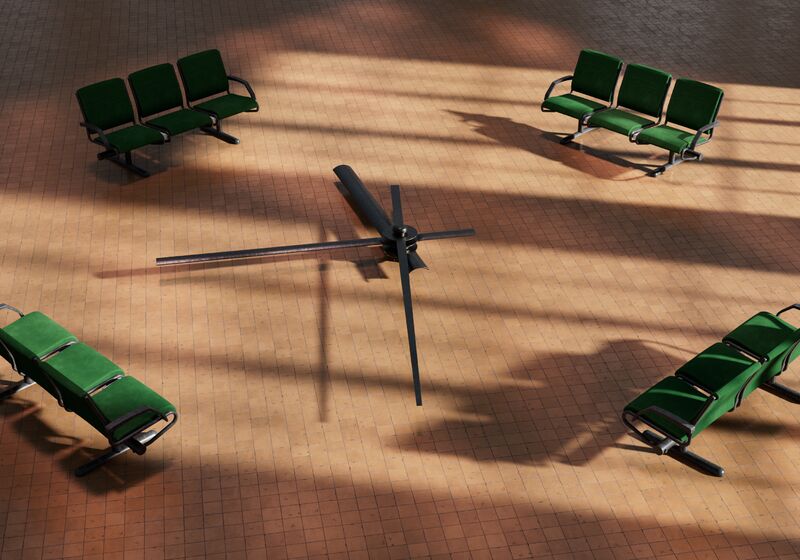 Waiting Room - a Sculpture & Installation by ANDREA PAPI